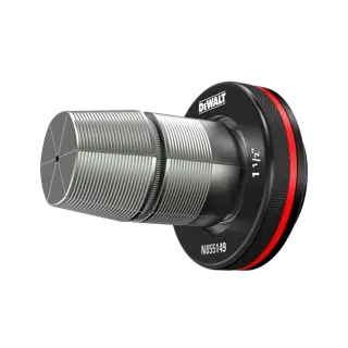 DEWALT 1-1/2“ Expansion Head viewed from 3/4“ angle showing the front