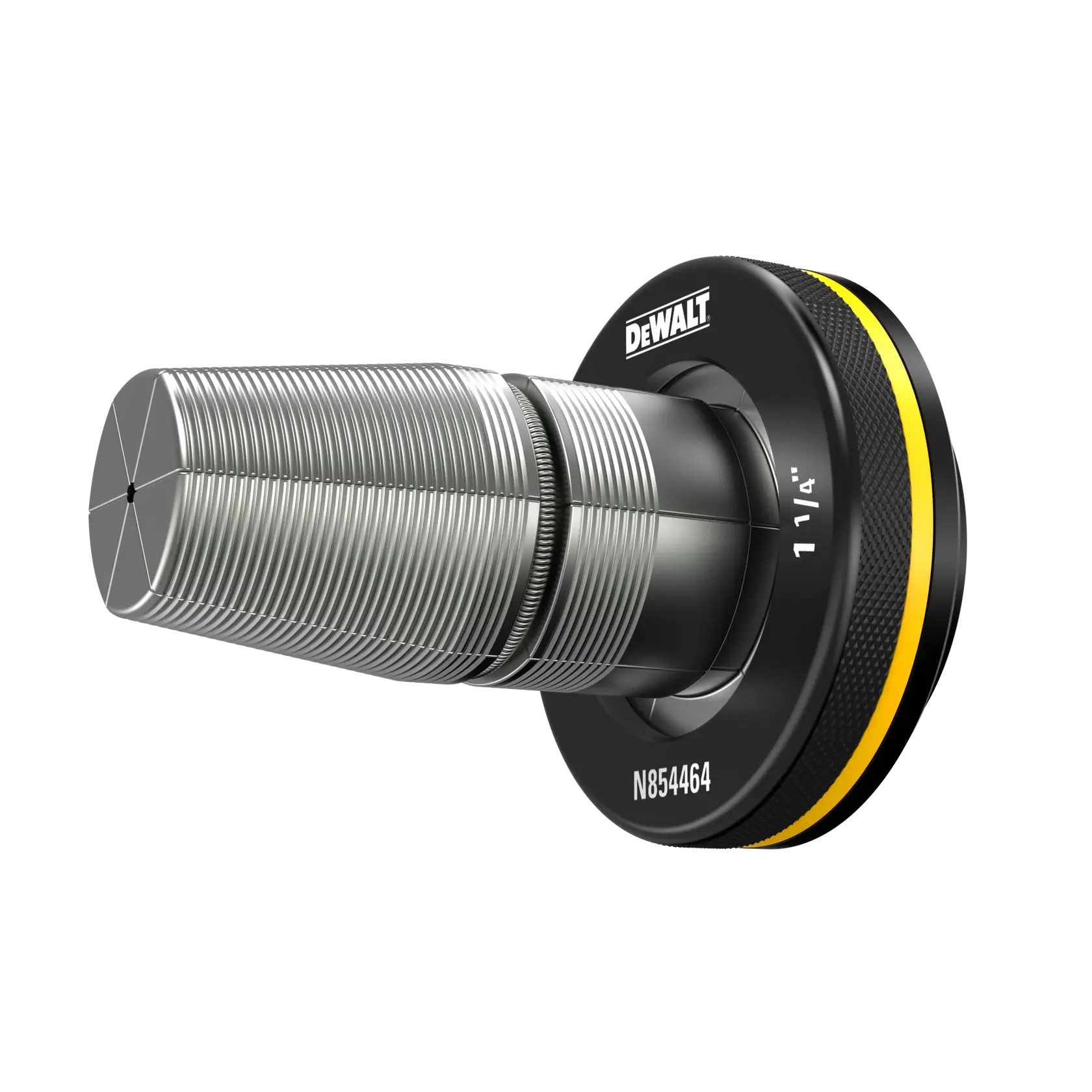 DEWALT 1-1/4“ Expansion Head viewed from 3/4“ angle showing the fron