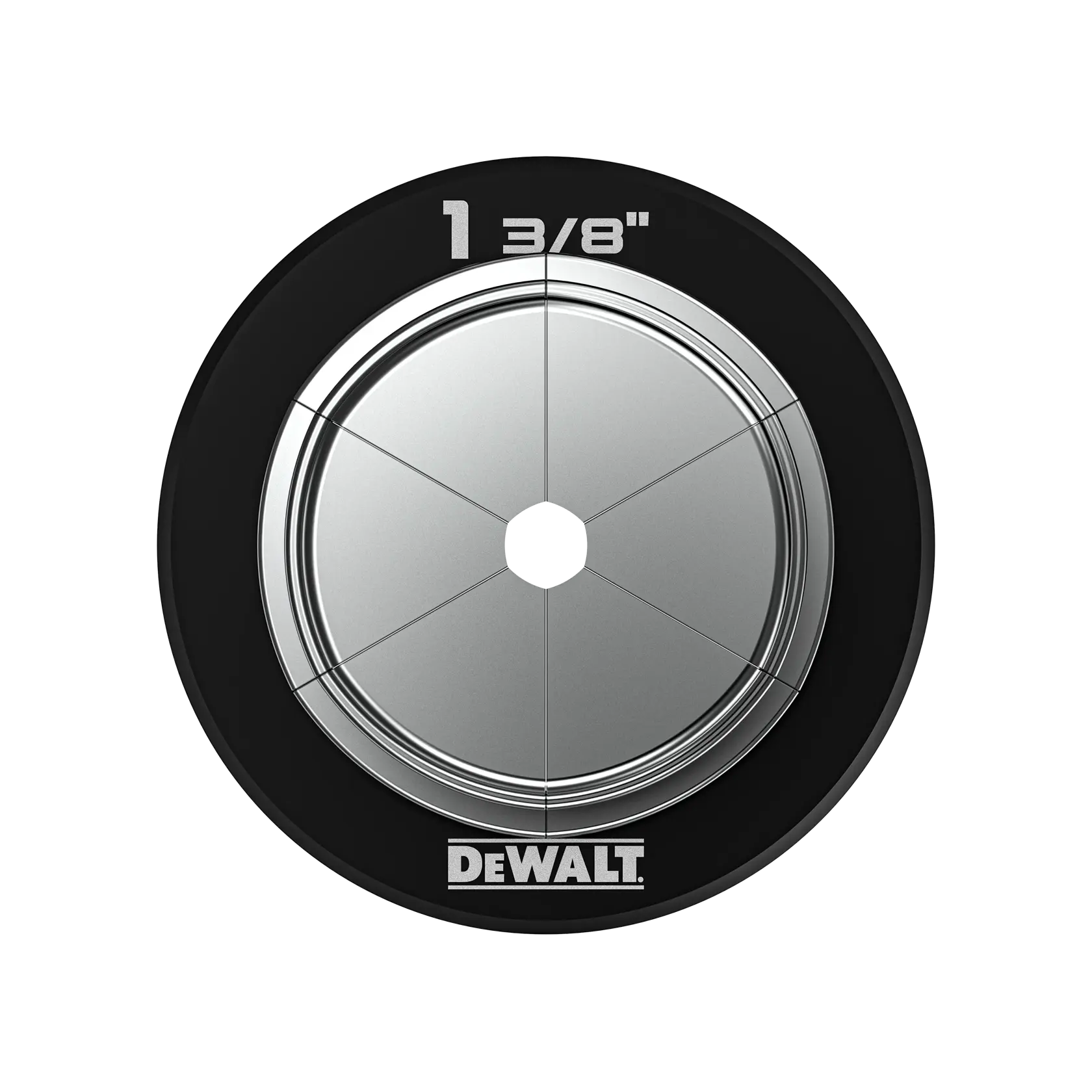 DEWALT 1-3/8“ Expansion Head viewed straight on