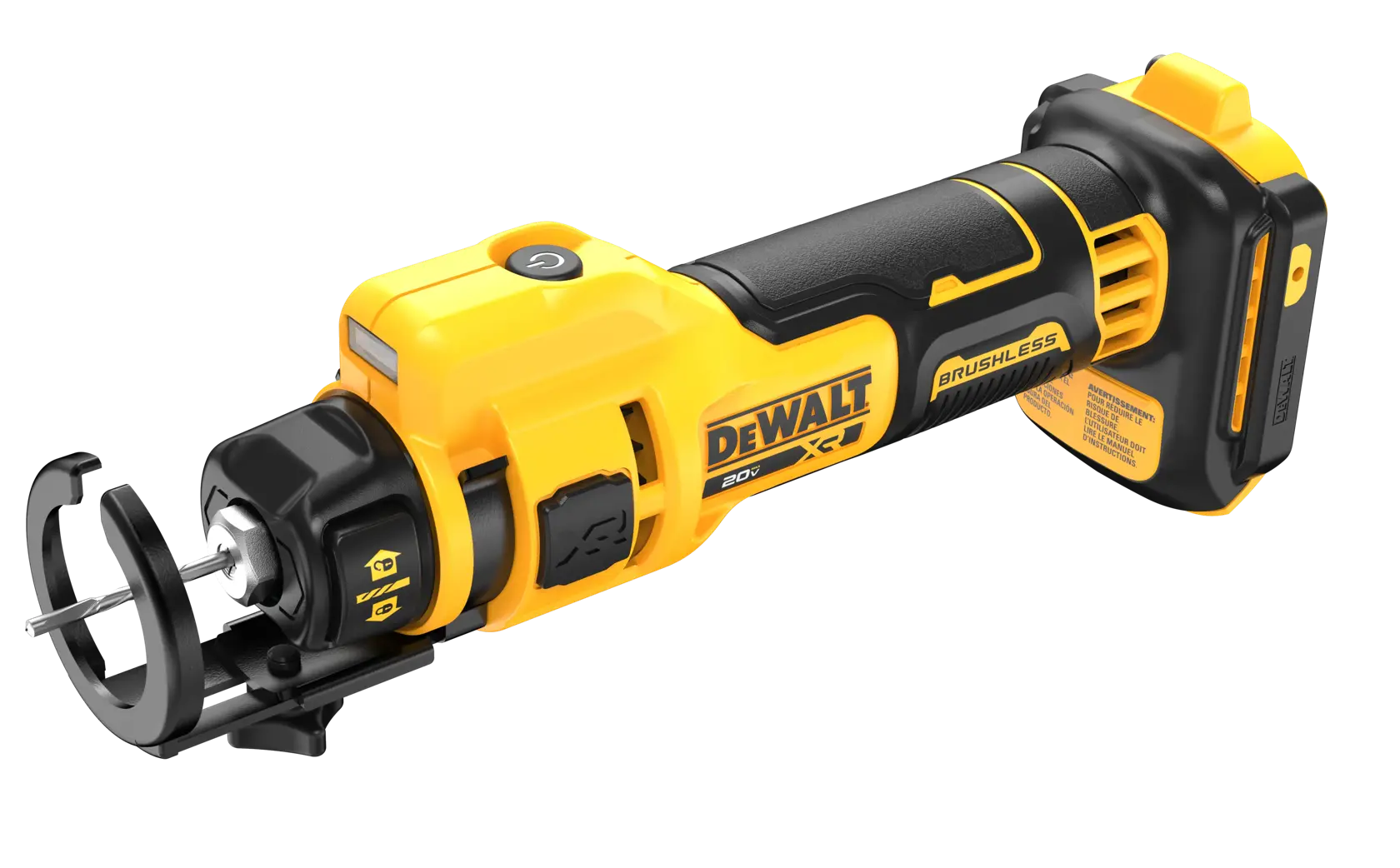 20V Cut Out Tool Birdseye front angled view