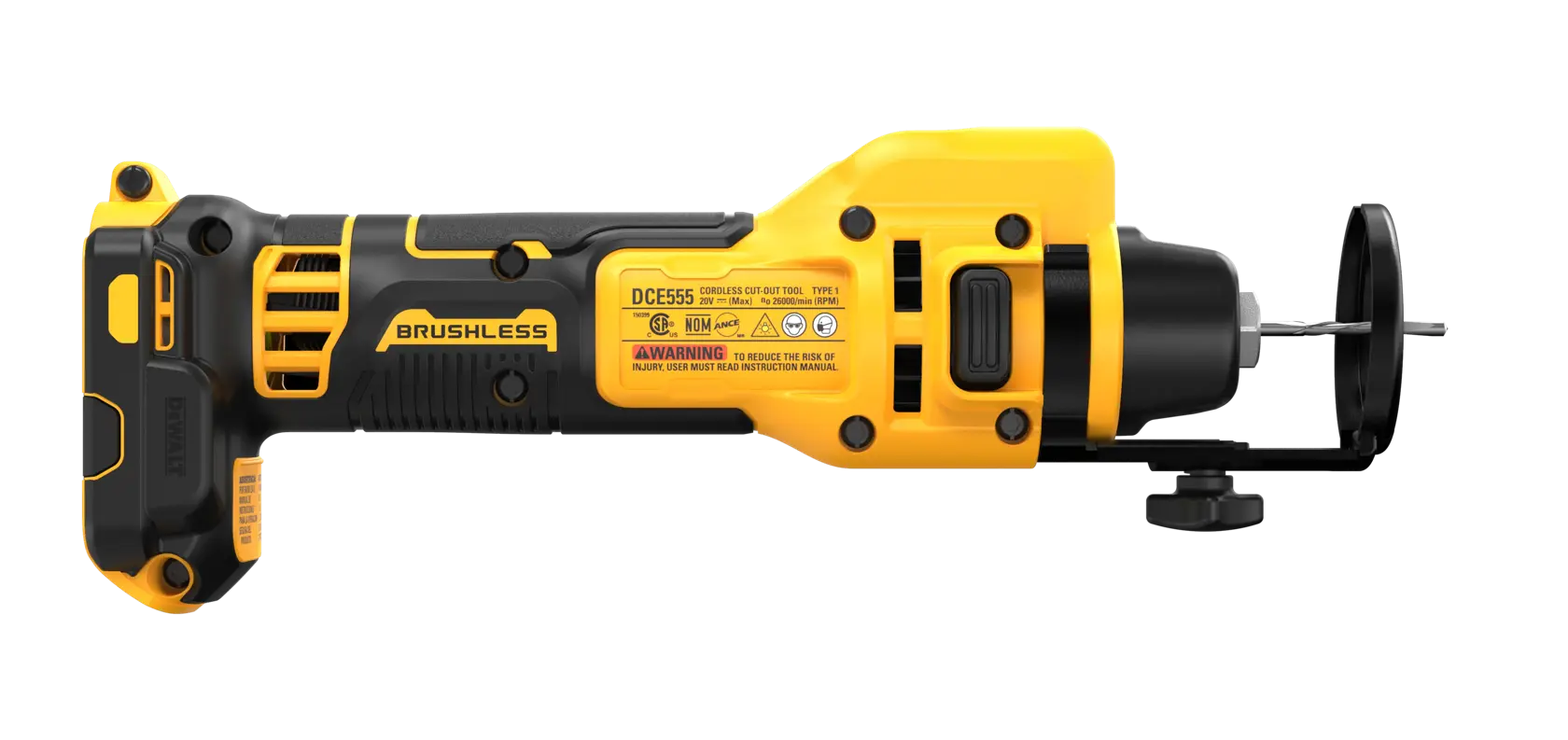 DEWALT® 20V MAX* XR® Brushless Drywall Cut-Out Tool (Tool Only) thumbnail 4