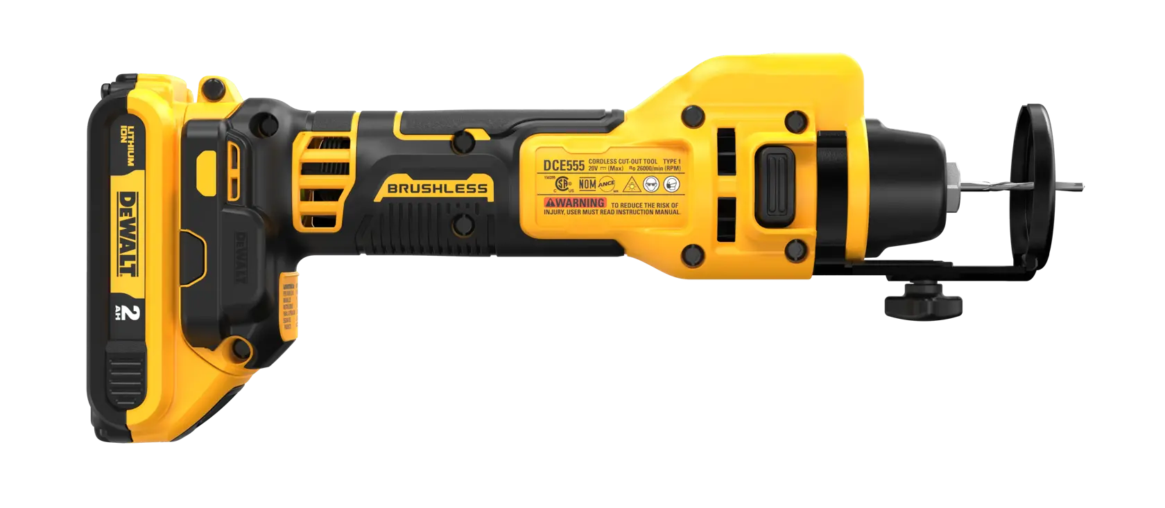 DEWALT® 20V MAX* XR® Brushless Drywall Cut-Out Tool Kit thumbnail 4