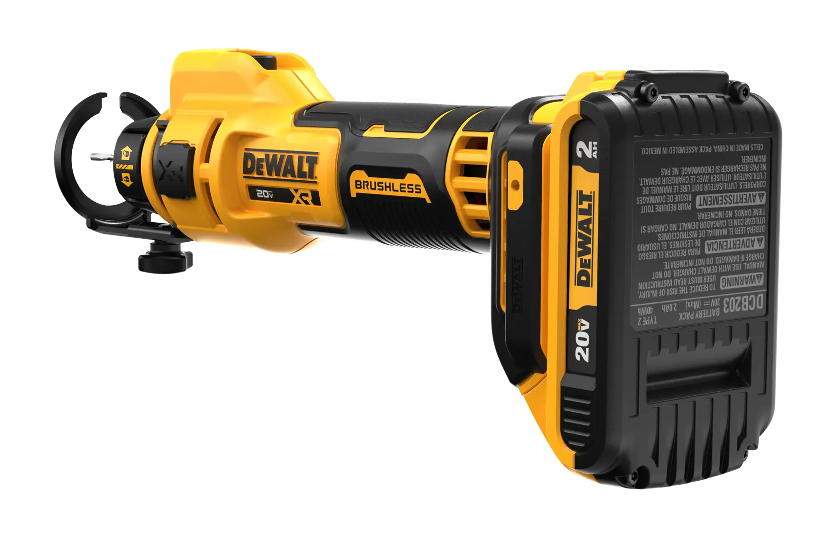 DEWALT® 20V MAX* XR® Brushless Drywall Cut-Out Tool Kit thumbnail 5