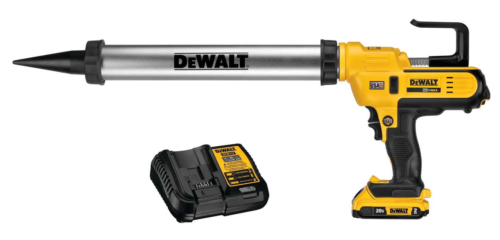 DEWALT® 20V MAX* 300-600ml Sausage Pack Adhesive Gun Kit