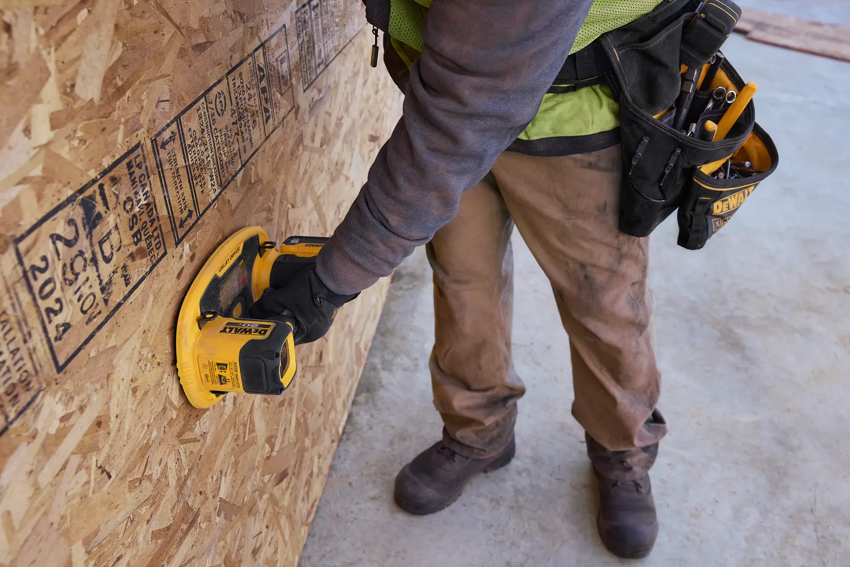 Grabo shown up close on plywood