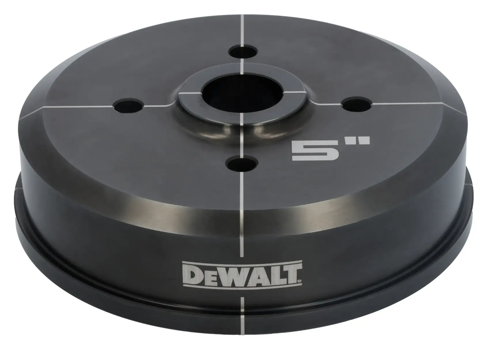 DEWALT 5” Die shown from the front.