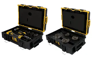 20V Max* Knockout Tool Kit with 1/2“- 4“ Punches and Dies in TOUGHSYSTEM Case on white background