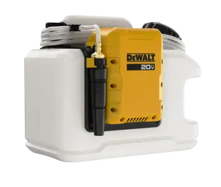 Water tank front view on angle