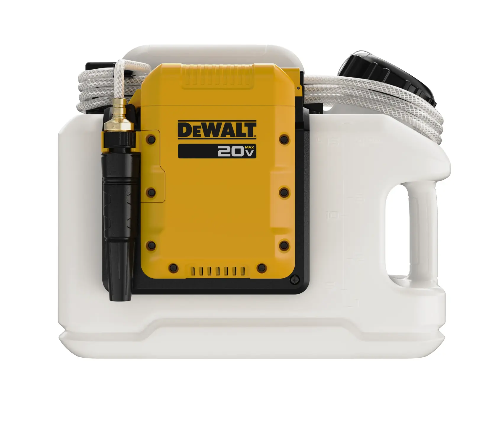 Water tank front view