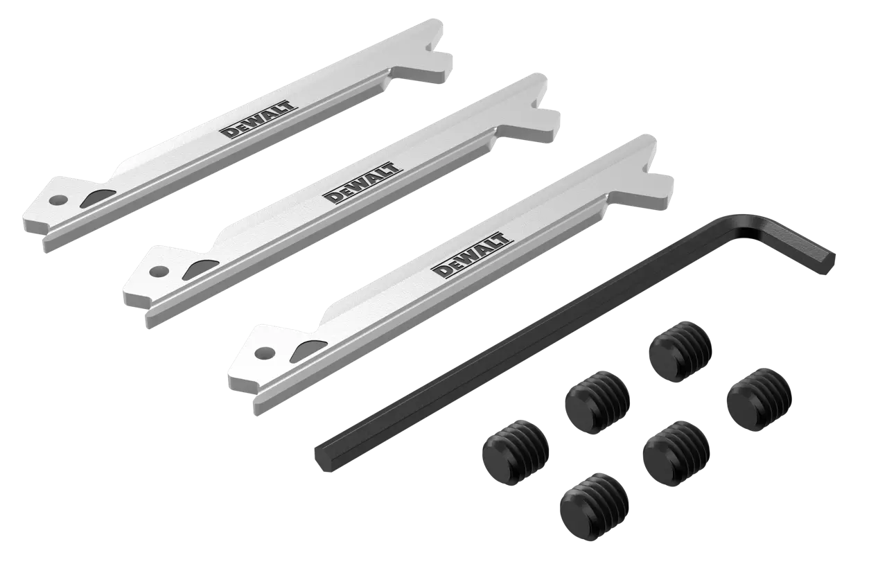 DEWALT Deburring Tool Replacement Blade on white bacground.
