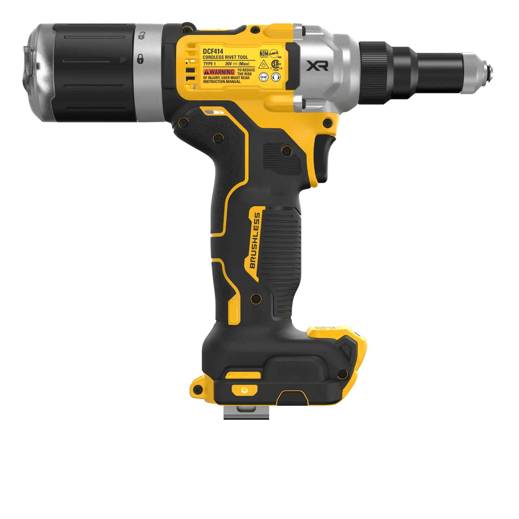 DEWALT® 20V MAX* XR® 1/4-in. Brushless Rivet Tool (Tool Only) thumbnail 4