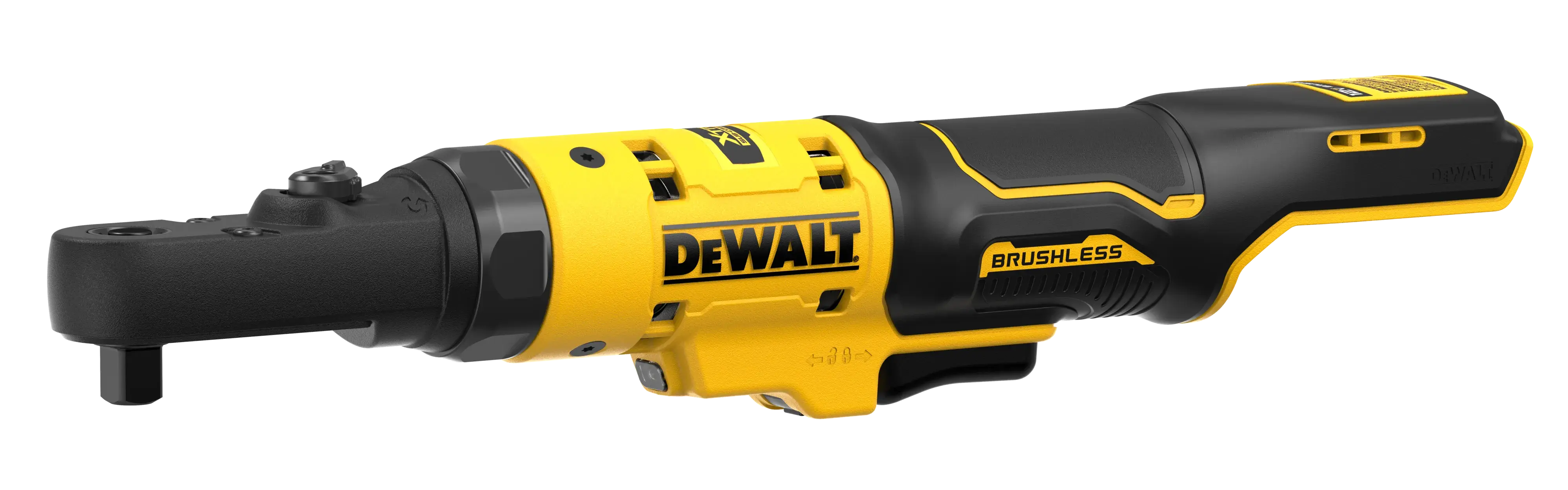 DCF500 12V MAX* XTREME™ Sealed Head Ratchet angled front view