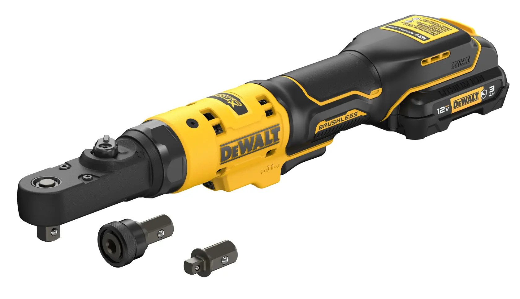 DEWALT® XTREME™ 12V MAX* BRUSHLESS CORDLESS 3/8-in. & 1/4-in. SEALED HEAD RATCHET KIT thumbnail 6