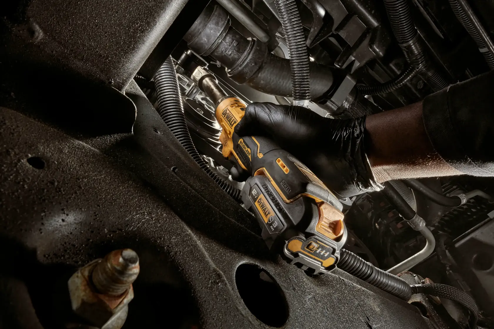 DEWALT® XTREME™ 12V MAX* 3/8-in. Brushless Extended Reach Ratchet (Tool Only)