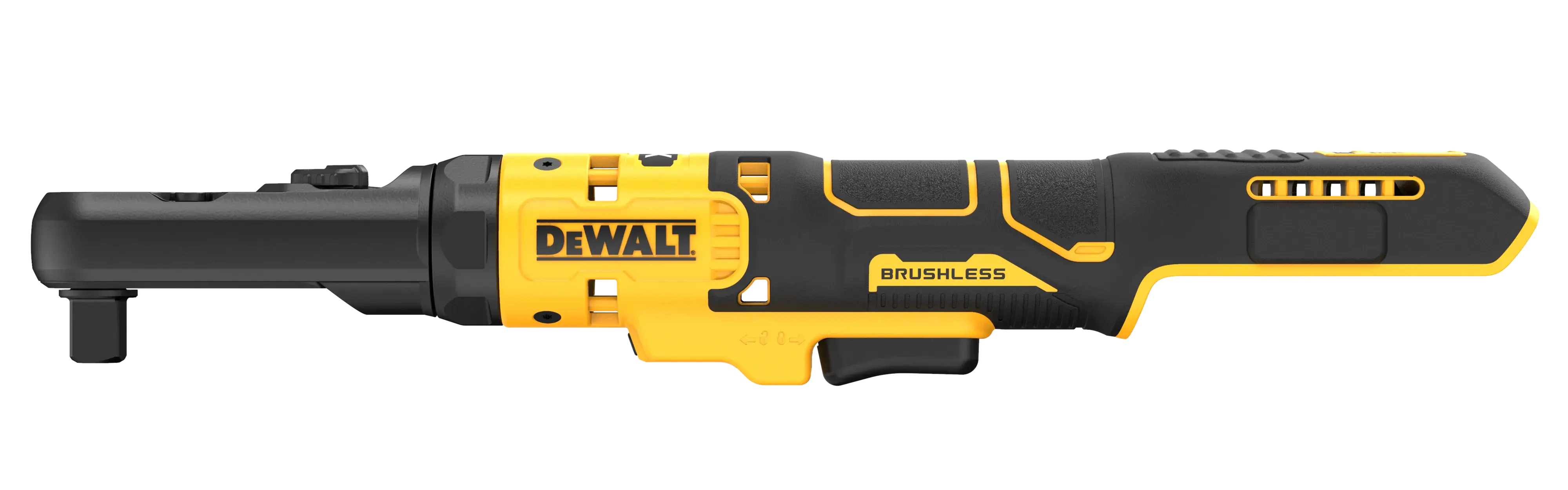 DEWALT 20V MAX XR(®) Sealed Ratchet with 1/2 in. anvil front side view 