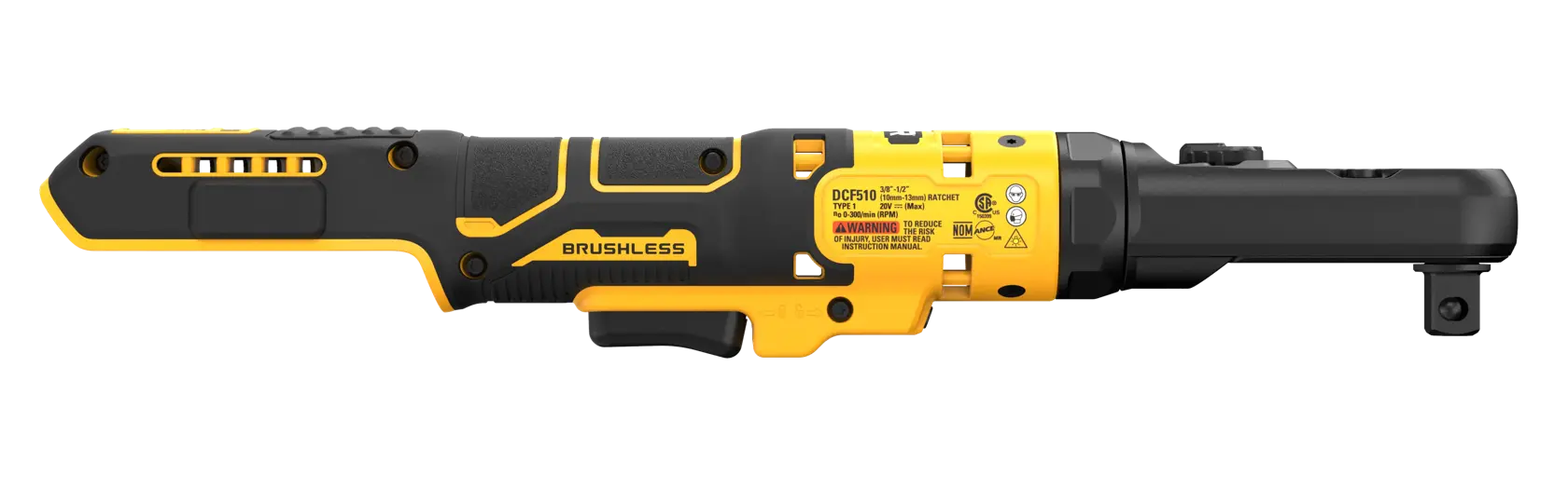 DEWALT® 20V XR® Brushless 3/8-in. & 1/2-in. Sealed Head Ratchet (Tool Only) thumbnail 4