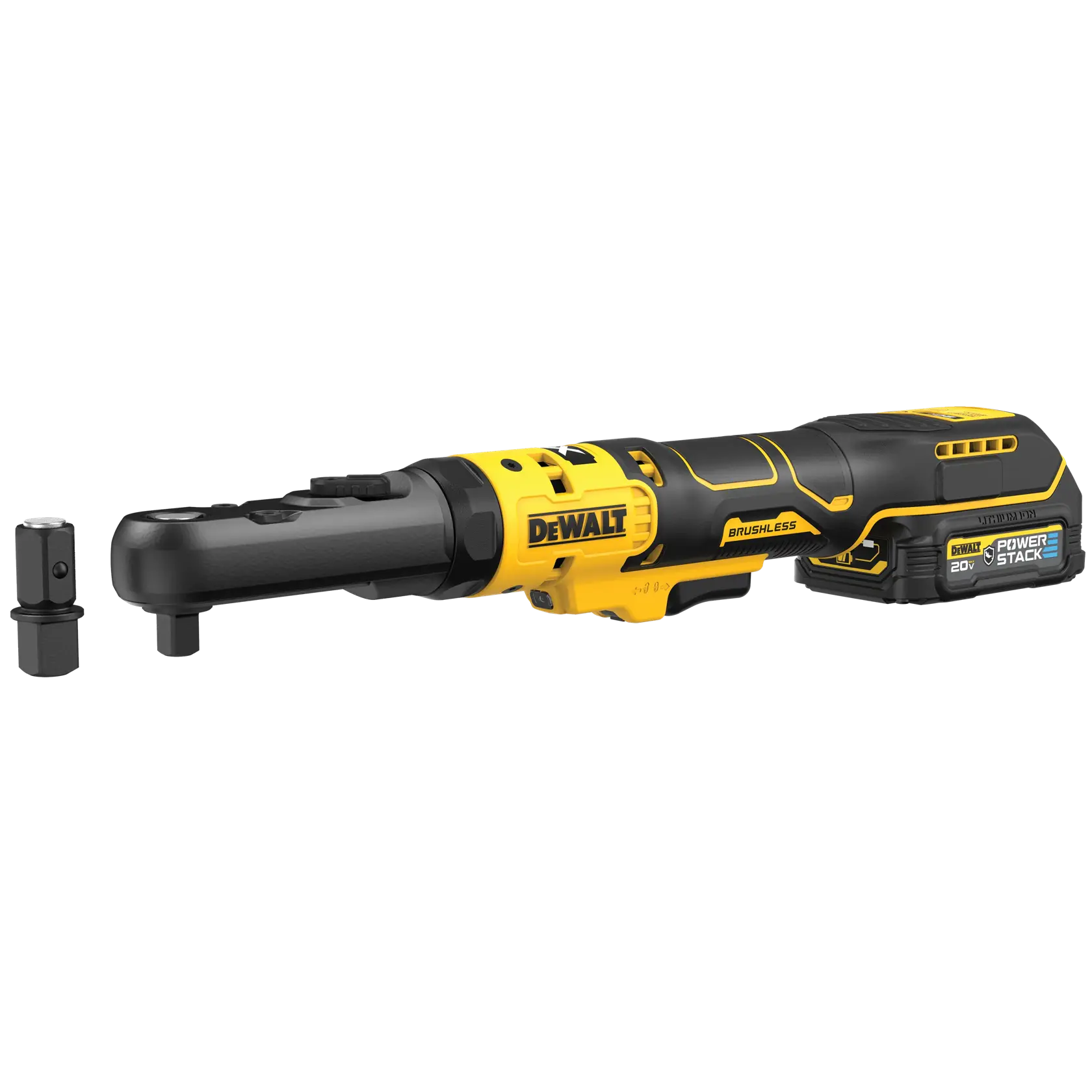 DEWALT® 20V MAX* XR® Brushless Cordless 3/8-in. & 1/2-in. Sealed Head Ratchet Kit thumbnail 6