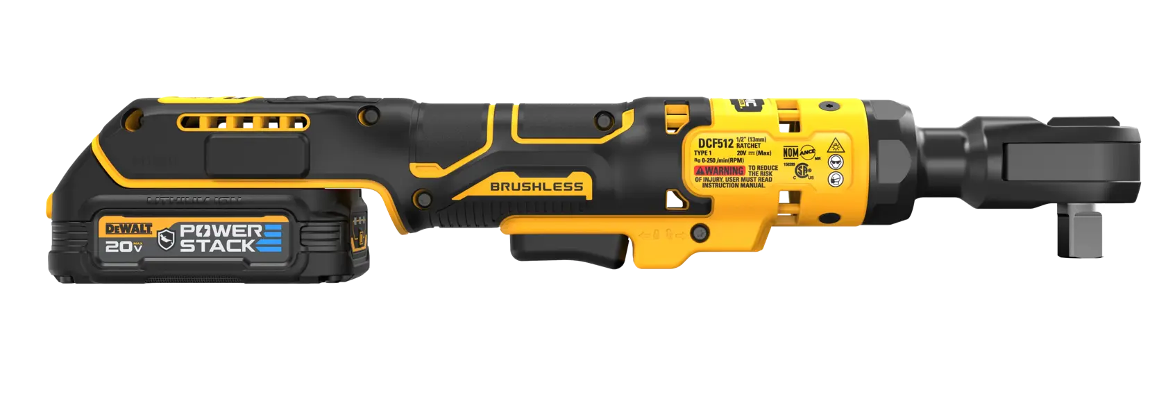 DEWALT® ATOMIC™ 20V MAX* Brushless Cordless 1/2-in. Ratchet Kit thumbnail 4