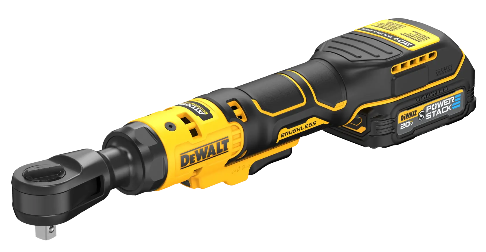 DCF513 ATOMIC 3/8 inch Ratchet top angled view