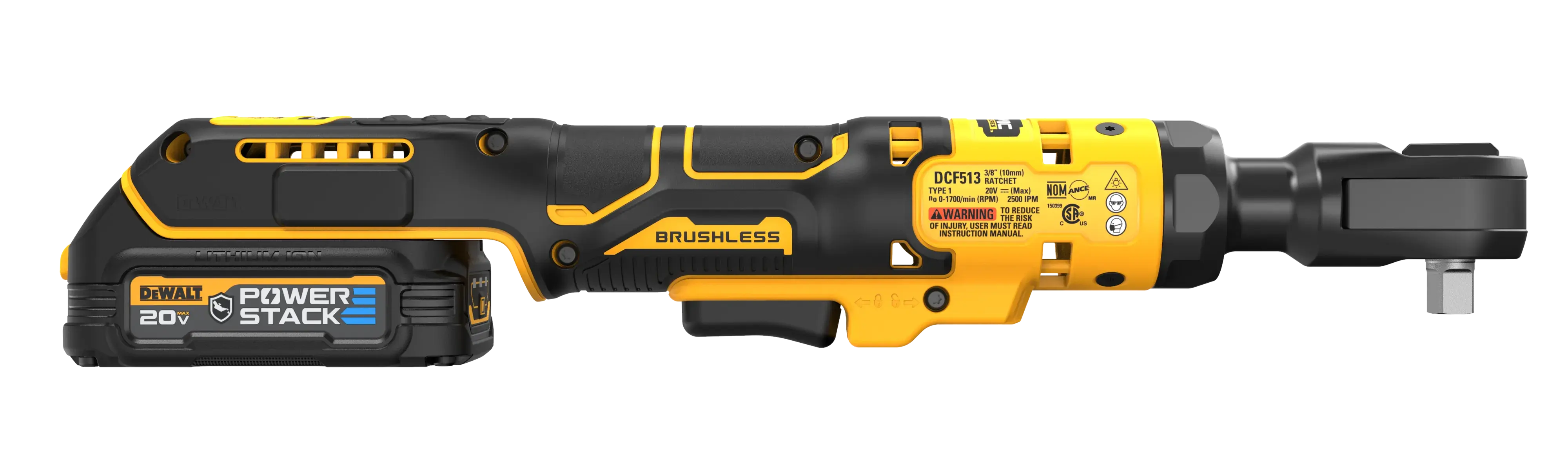 DEWALT® ATOMIC™ 20V MAX* Brushless Cordless 3/8-in. Ratchet Kit thumbnail 4