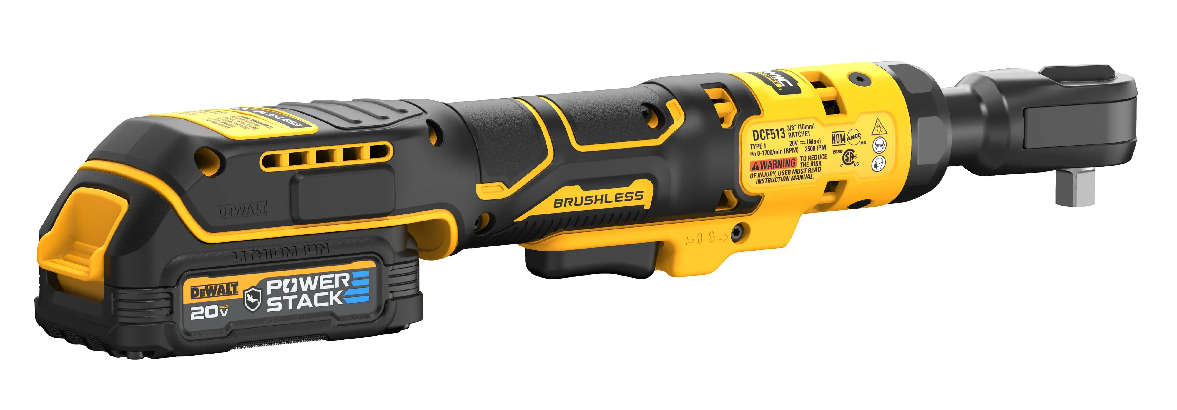 DEWALT® ATOMIC™ 20V MAX* Brushless Cordless 3/8-in. Ratchet Kit thumbnail 5