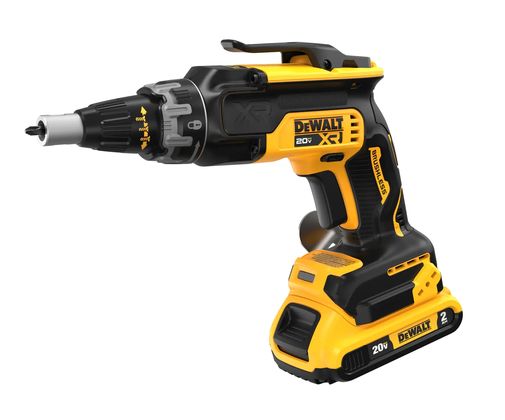 DEWALT® 20V MAX* Cordless Brushless Drywall Screwgun with (2) 2.0 Ah Batteries with Charger