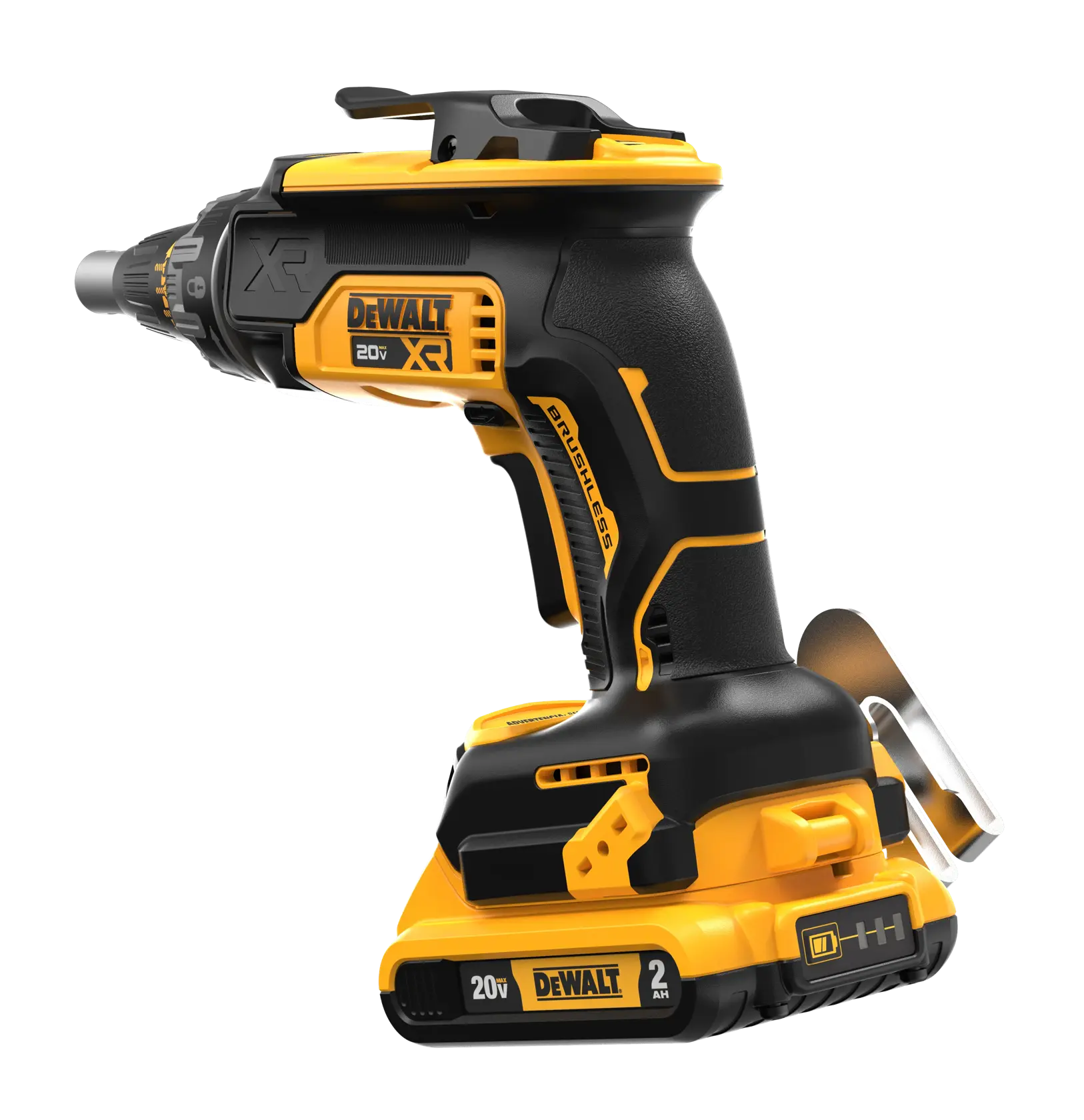 DEWALT® 20V MAX* Cordless Brushless Drywall Screwgun with (2) 2.0 Ah Batteries with Charger thumbnail 5