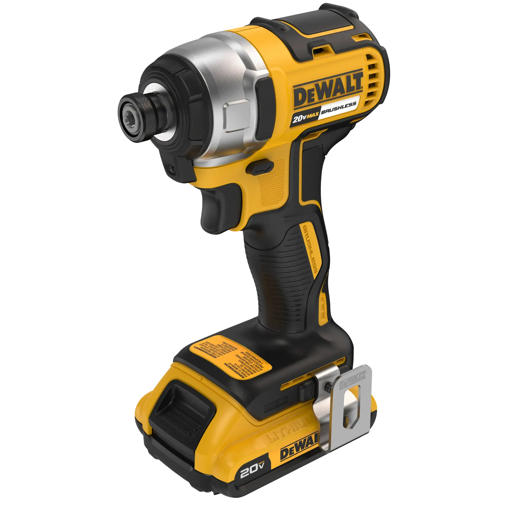 DEWALT 20V MAX* Brushless Cordless 1/4 in Impact Driver Kit thumbnail 3