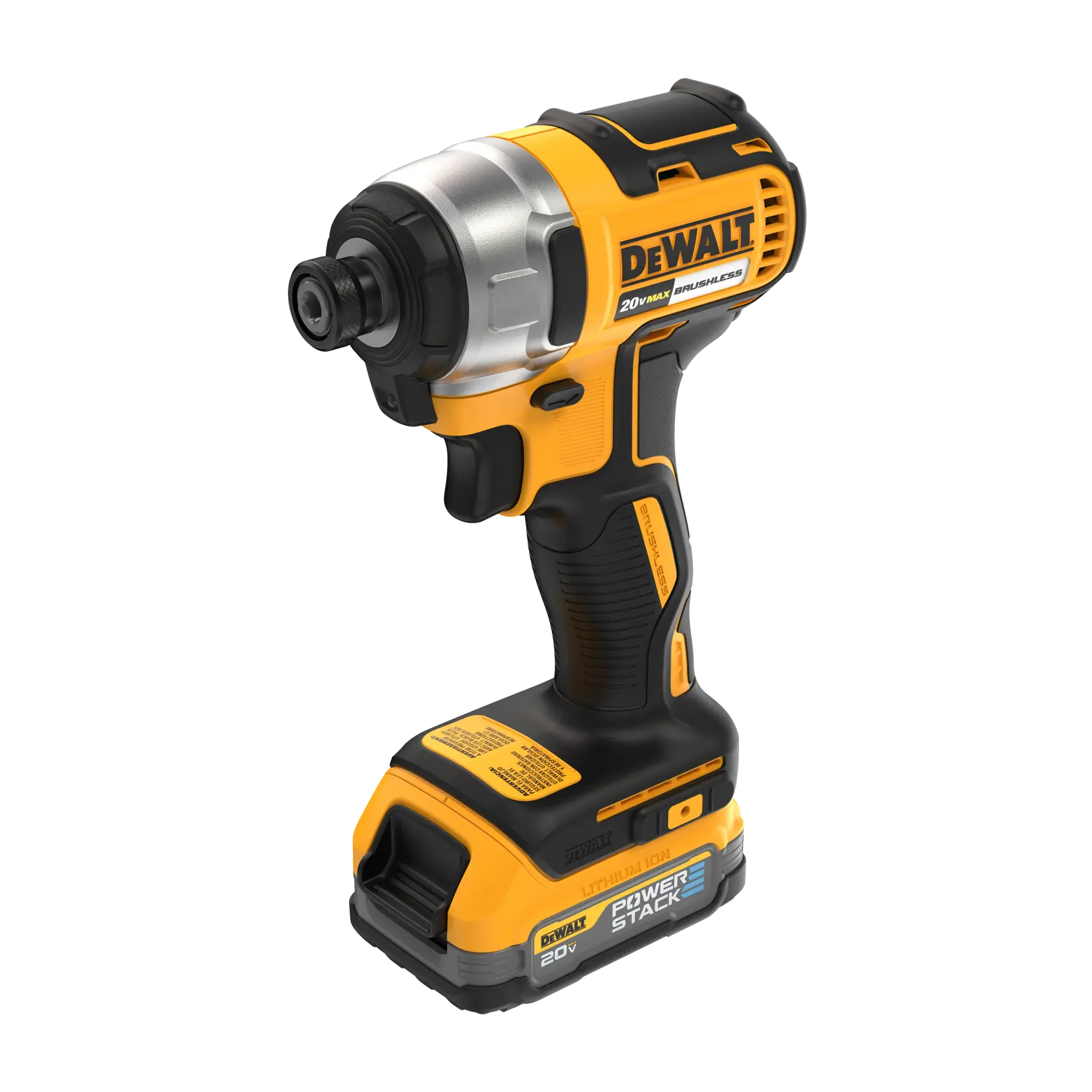 DEWALT 20V MAX* Brushless Cordless 1/4 in. Impact Driver Kit With DEWALT POWERSTACK™ thumbnail 3