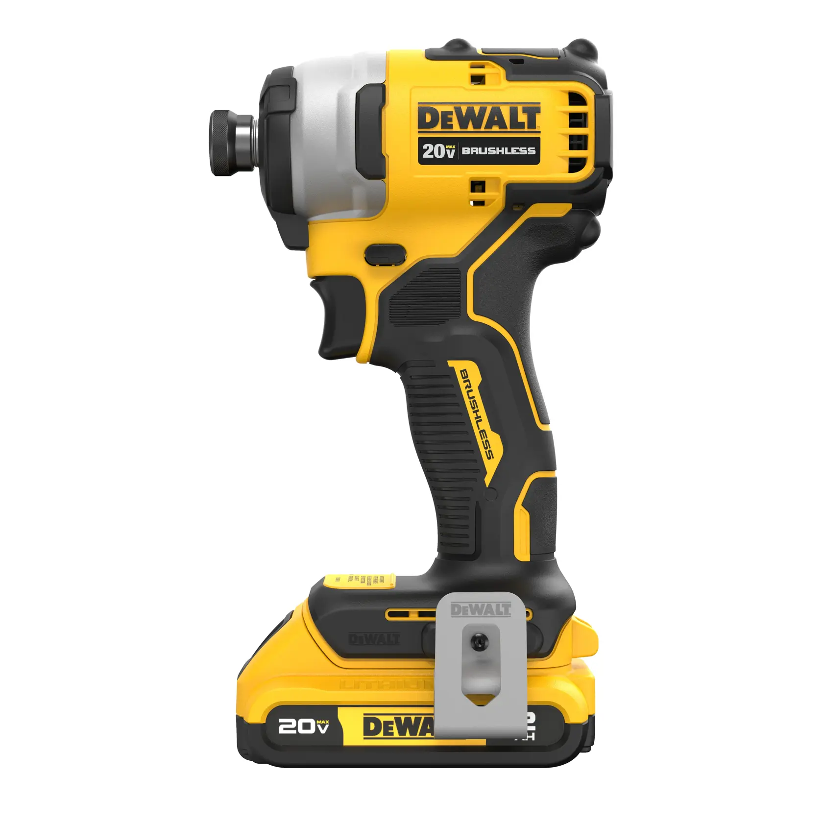 DEWALT ATOMIC™ 20V MAX* Brushless Cordless 1/4 in. Compact Impact Driver Kit