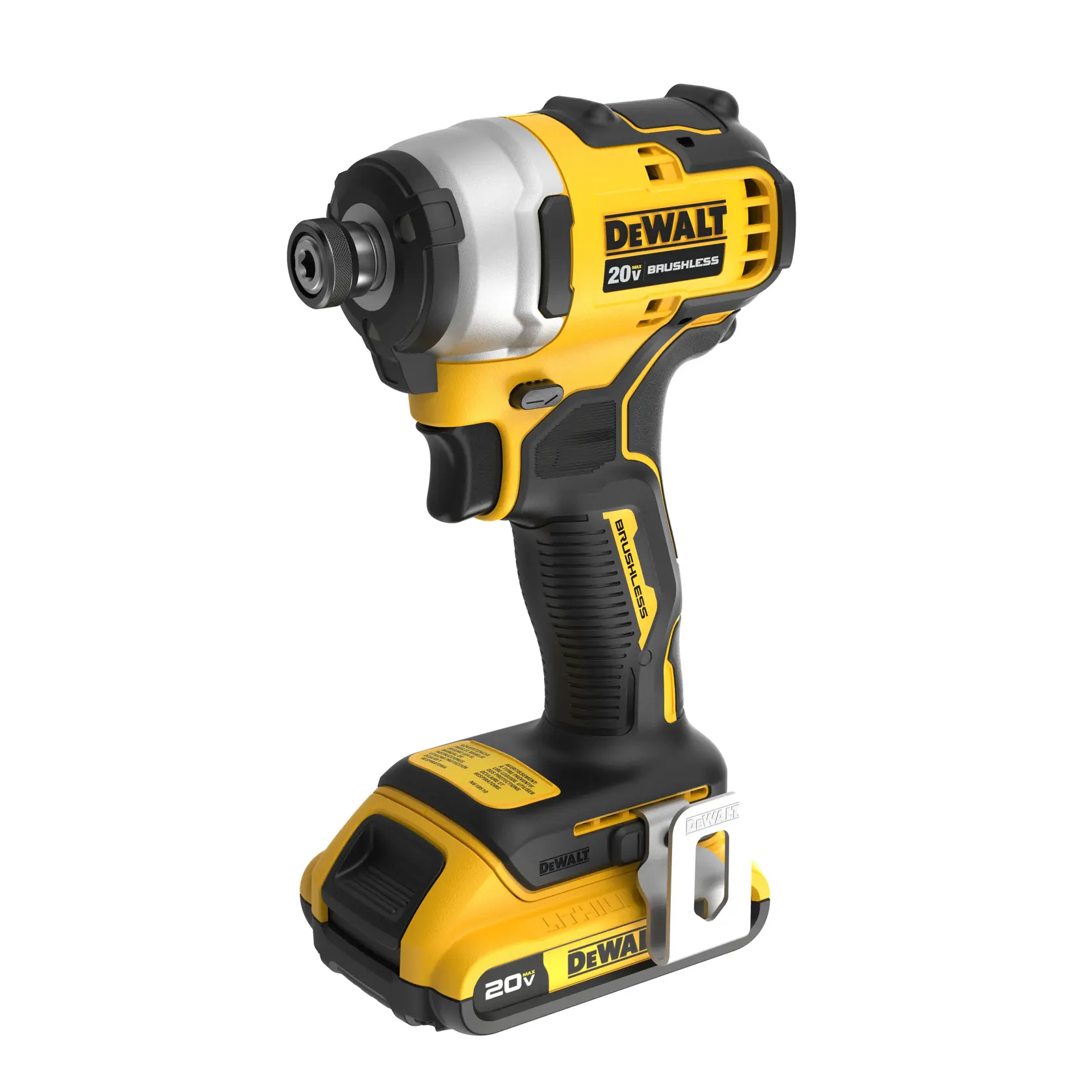DEWALT ATOMIC™ 20V MAX* Brushless Cordless 1/4 in. Compact Impact Driver Kit thumbnail 4