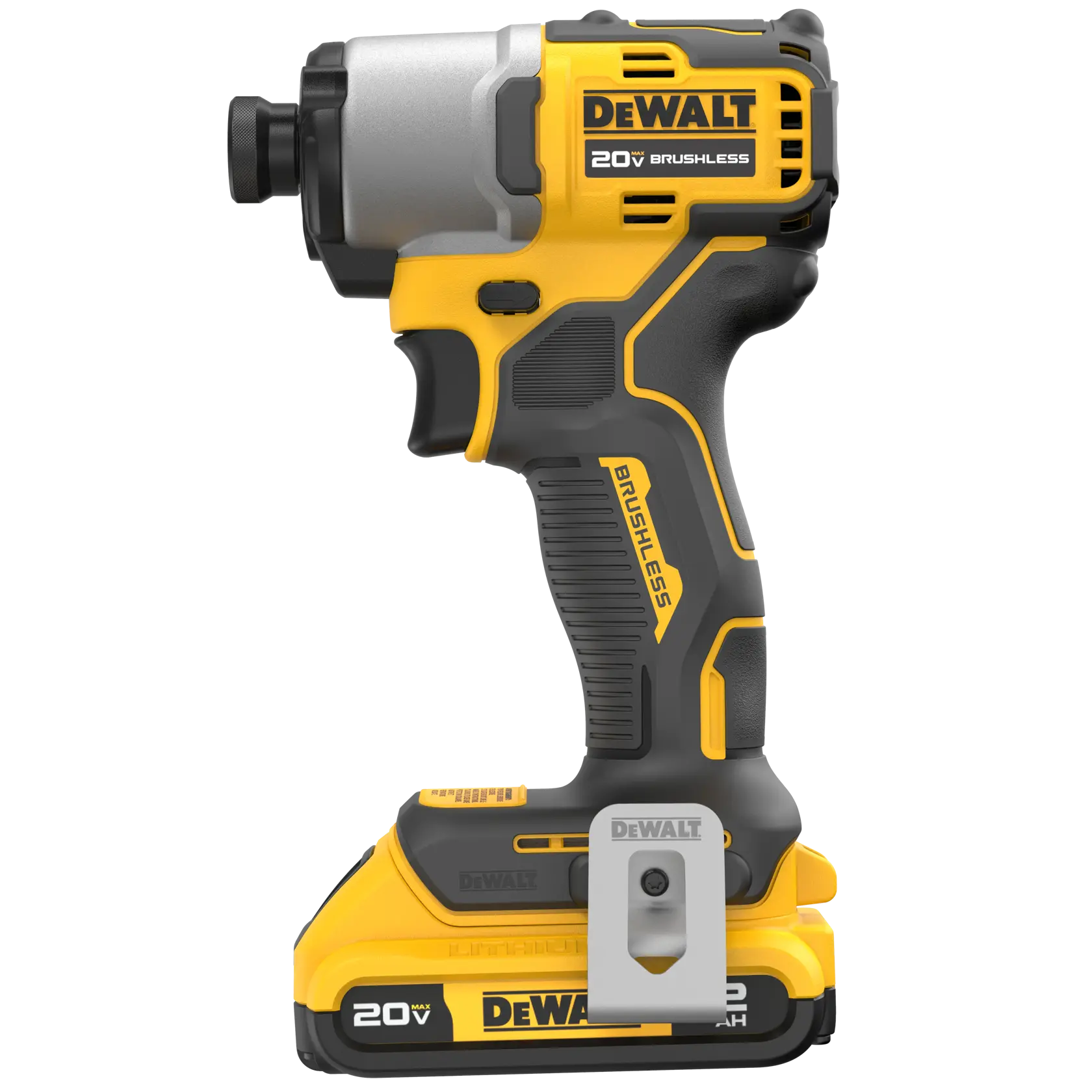 DEWALT 20V MAX* Brushless Cordless 1/4 in. Impact Driver Kit