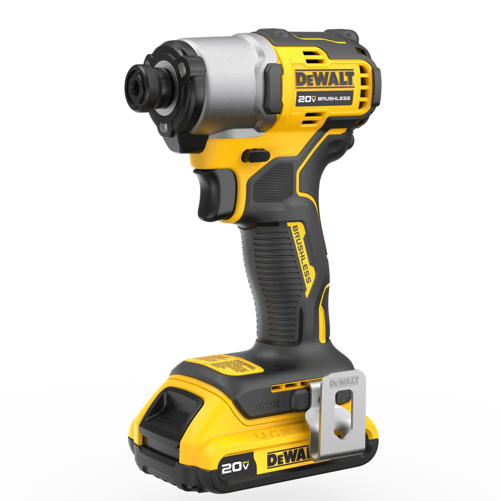 DEWALT 20V MAX* Brushless Cordless 1/4 in. Impact Driver Kit thumbnail 2