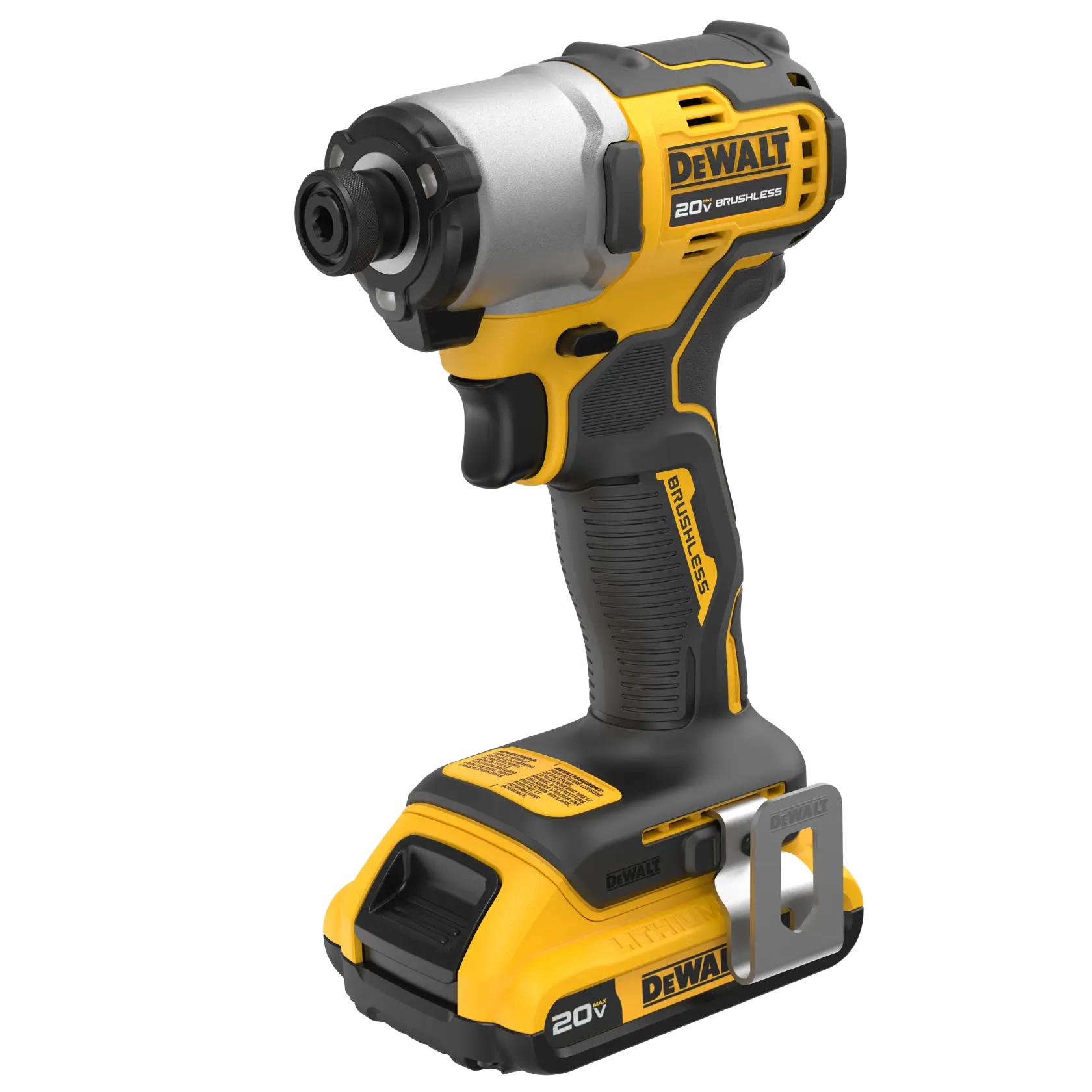 DEWALT 20V MAX* Brushless Cordless 1/4 in. Impact Driver Kit thumbnail 4