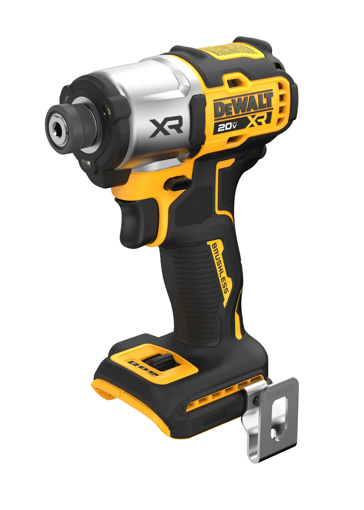 20V MAX XR(®) 3-Speed Impact Driver top side angled (tool only)