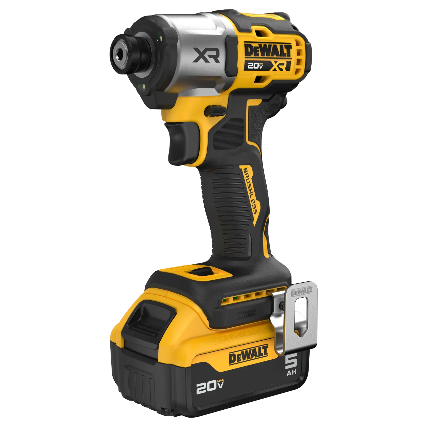DEWALT® 20V MAX* XR® Brushless Cordless 3-Speed 1/4-in. Impact Driver Kit