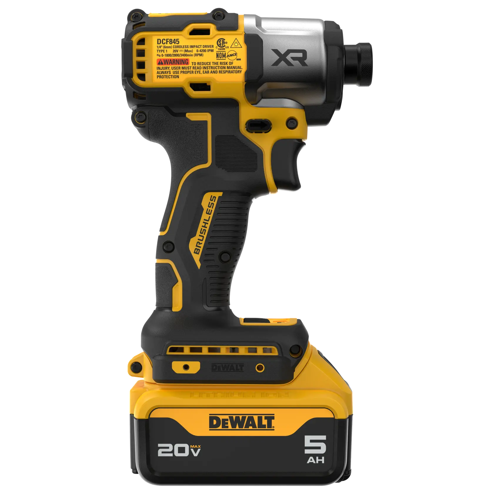 DEWALT® 20V MAX* XR® Brushless Cordless 3-Speed 1/4-in. Impact Driver Kit thumbnail 4
