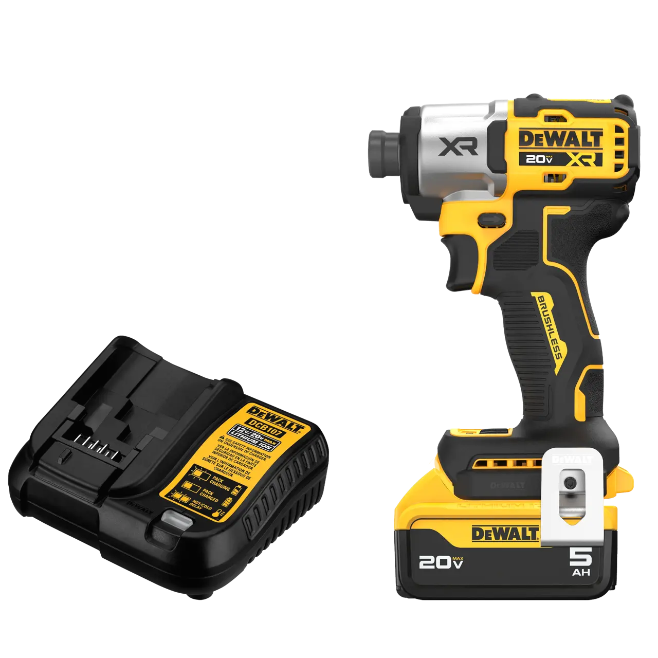 20V MAX XR Brushless Cordless 3-Speed 1/4-in Impact Driver Kit