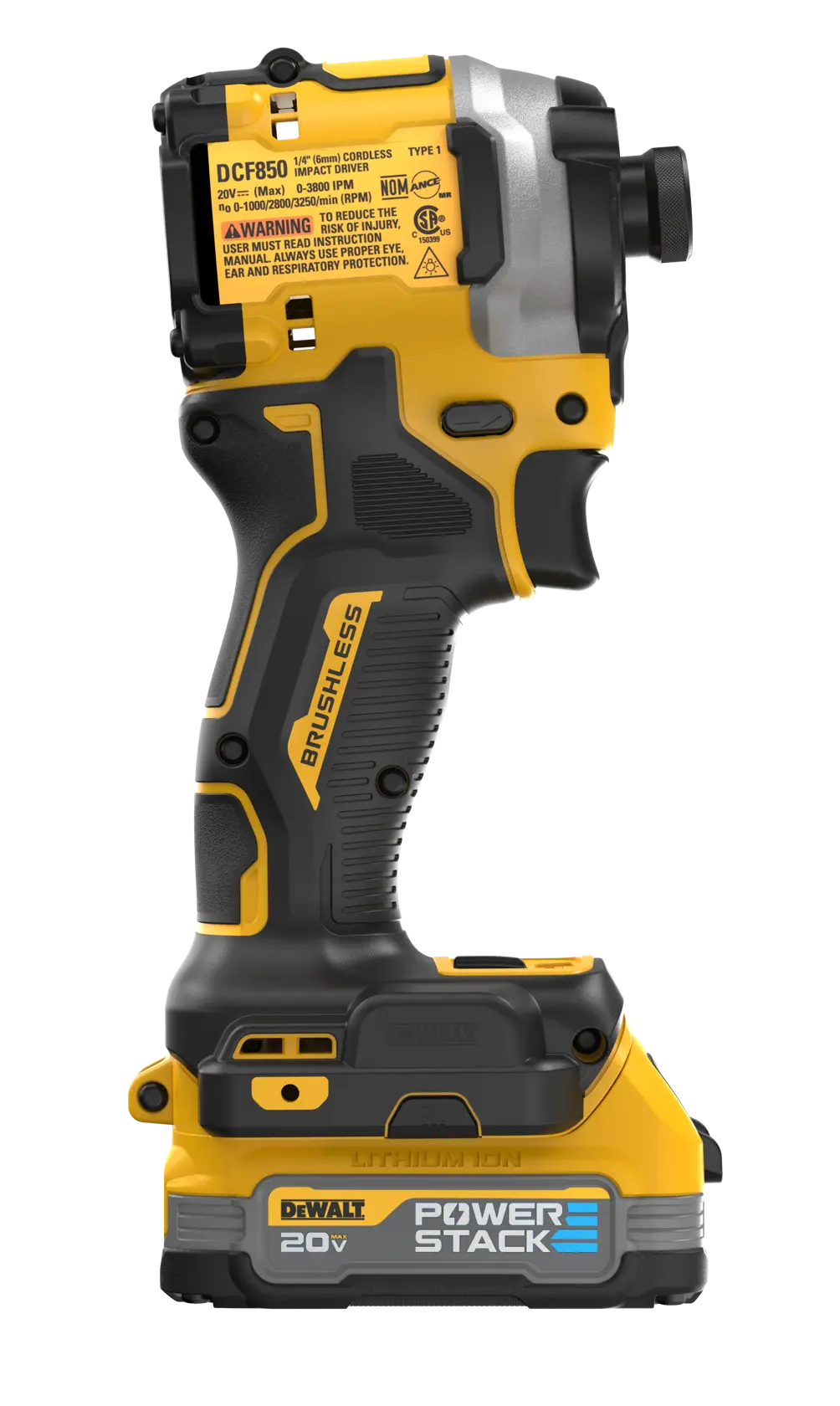 DEWALT® ATOMIC™ 20V MAX* Brushless Cordless 3-Speed 1/4-in. Impact Driver Kit thumbnail 4