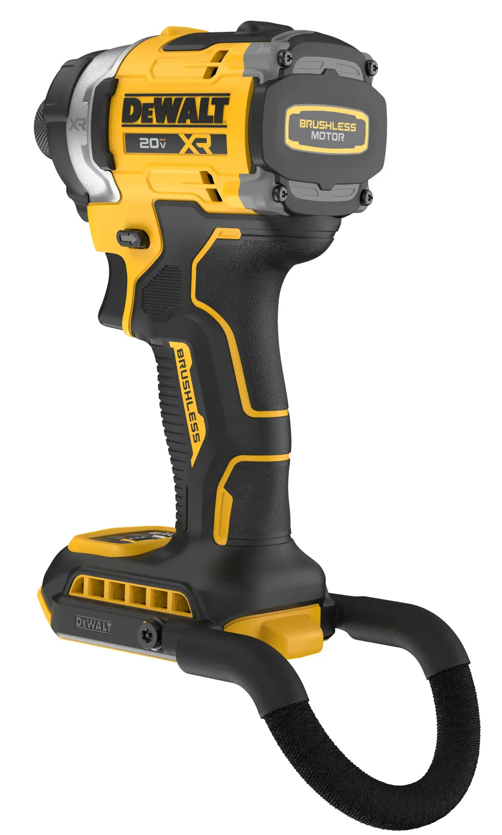 DEWALT® 20V MAX* XR® Brushless Cordless 3-Speed High Torque 1/4-in. Impact Driver With LANYARD READY™ Attachment Point (Tool Only) thumbnail 4