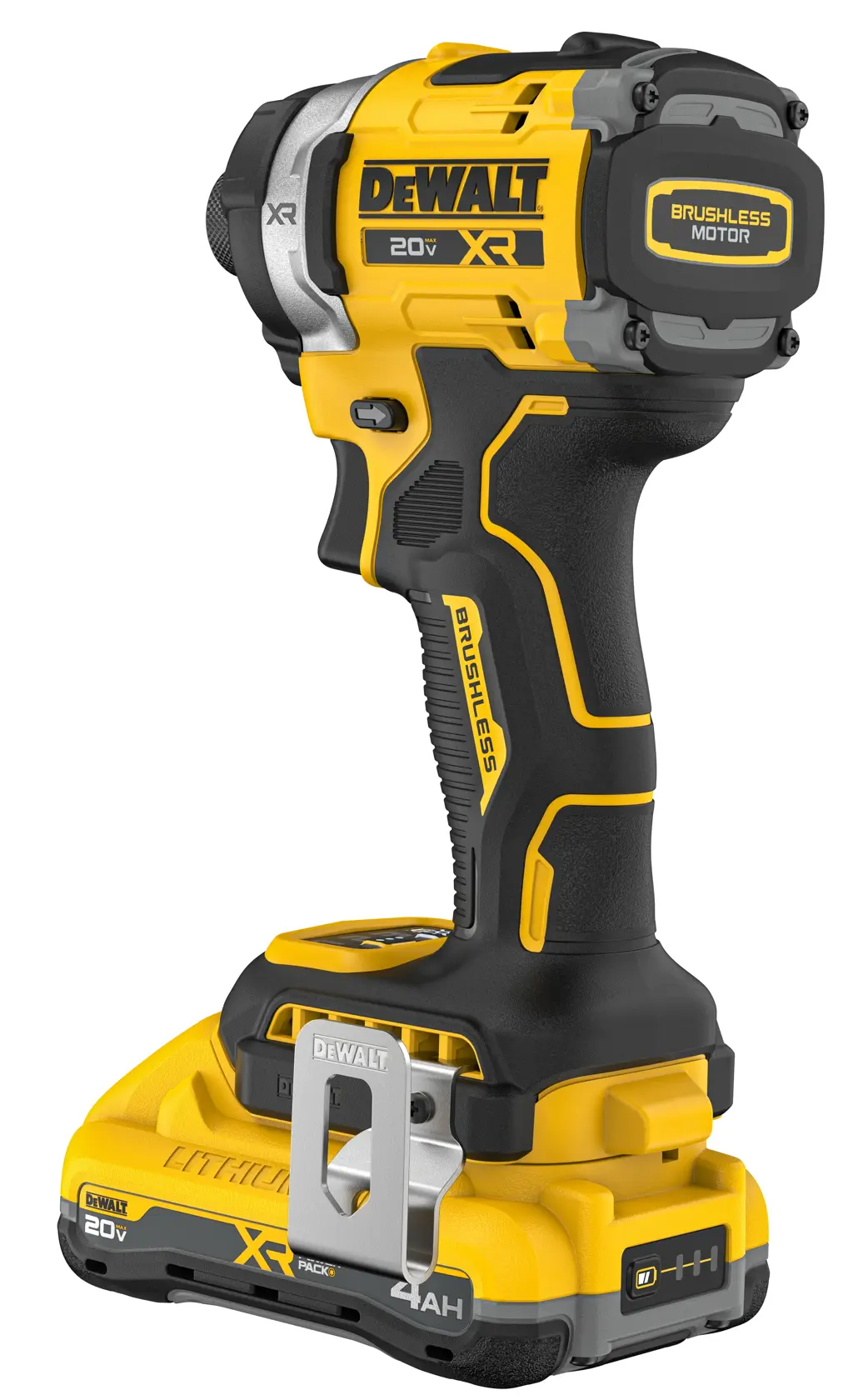 DEWALT® 20V MAX* XR® Brushless Cordless 3-Speed High Torque 1/4-in. Impact Driver Kit thumbnail 5