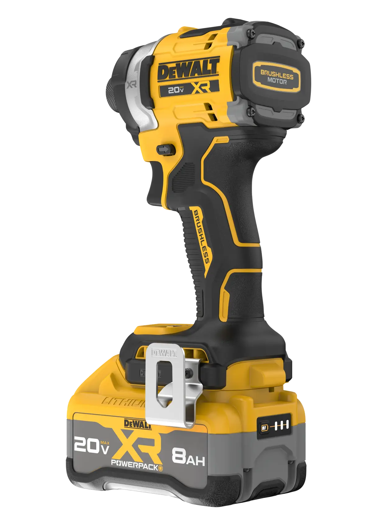 DEWALT® 20V MAX* XR® Brushless Cordless 3-Speed High Torque 1/4-in. Impact Driver Kit thumbnail 5
