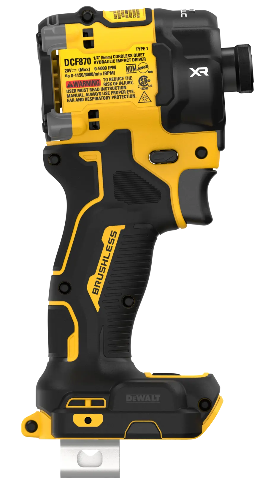 DEWALT® 20V MAX* XR® Brushless Cordless 1/4-in. Quiet Hydraulic Impact Driver (Tool Only) thumbnail 4