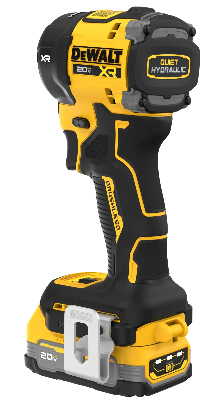 DEWALT® 20V MAX* XR® Brushless Cordless 1/4-in. Quiet Hydraulic Impact Driver Kit thumbnail 5