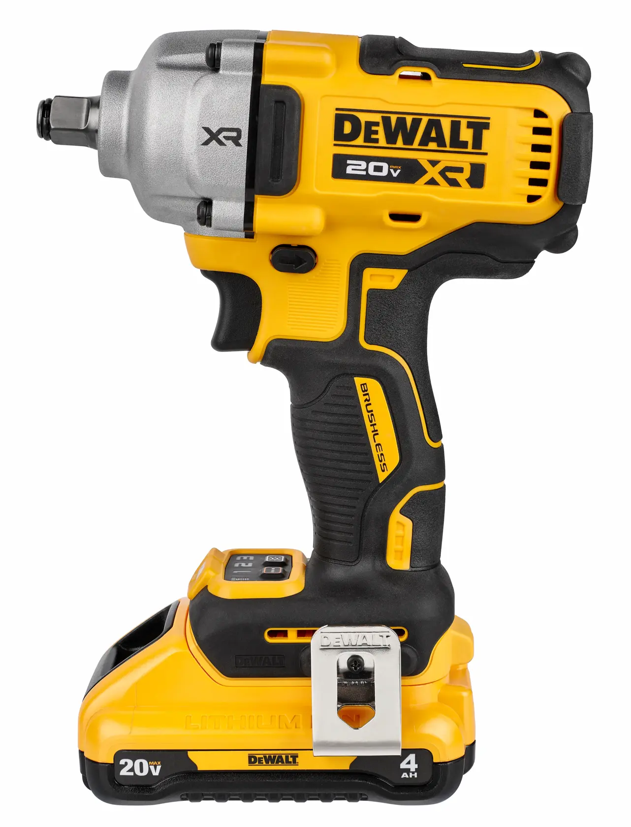 DEWALT® 20V MAX* XR® 1/2-in. Mid-Range Impact Wrench Kit With Hog Ring Anvil