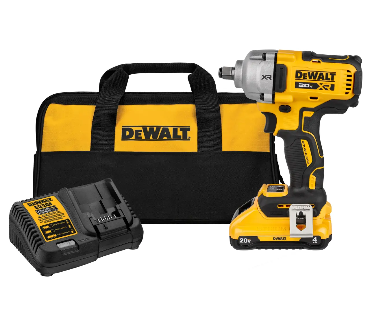 20V MAX XR 1/2-in Mid-Range Impact Wrench Kit With Hog Ring Anvil