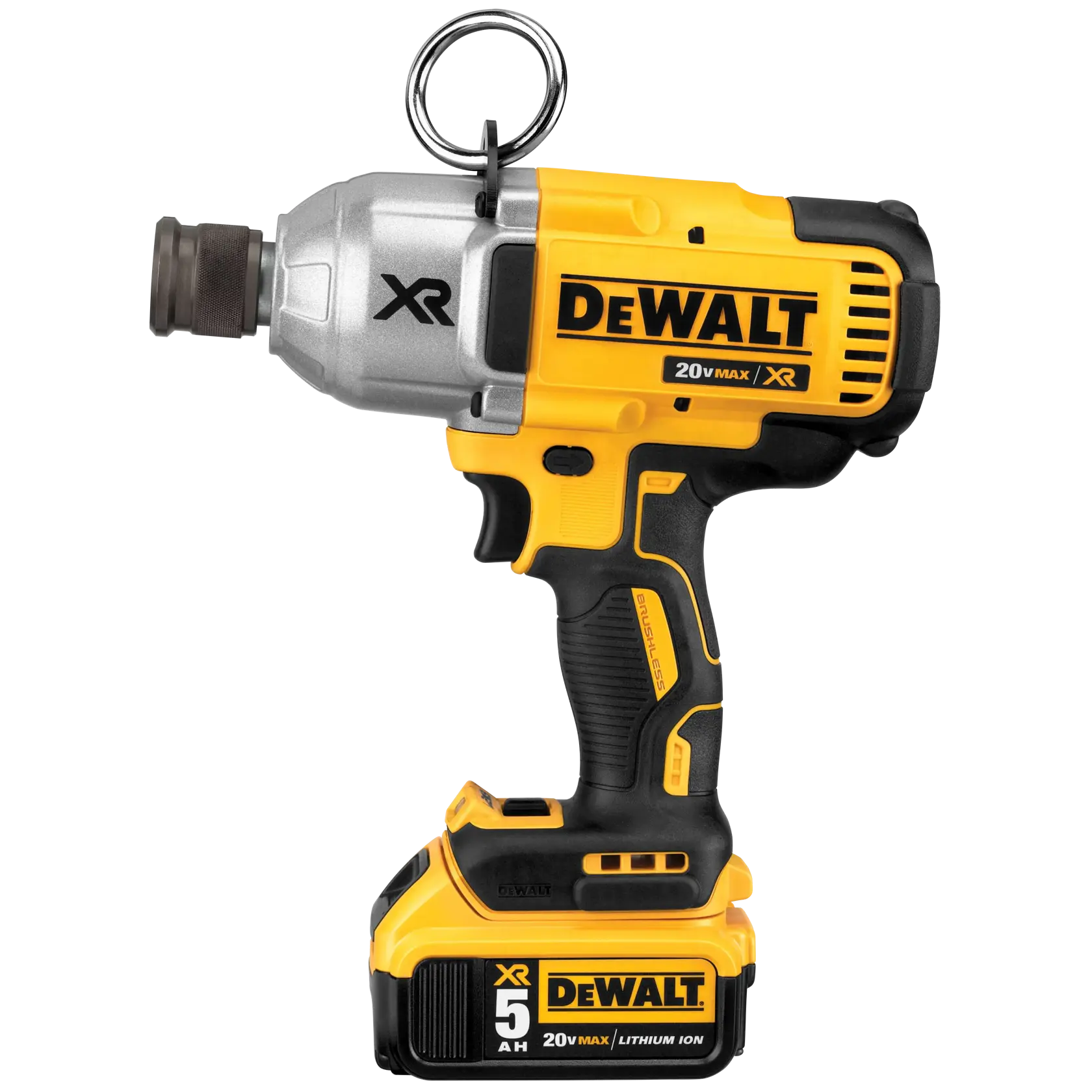 DEWALT® 20V MAX* XR® High Torque 7/16-in. Impact Wrench with Quick Release Chuck Kit (5.0Ah)