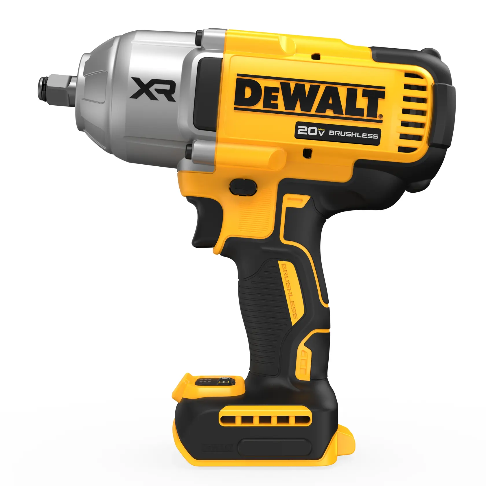 Angled view of DEWALT 20V MAX XR(®) 1/2 in. High Torque Impact Wrench Tool Only