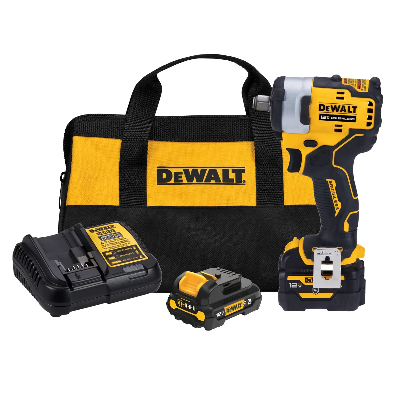 12V MAX Brushless 1/2-in Cordless Impact Wrench Kit