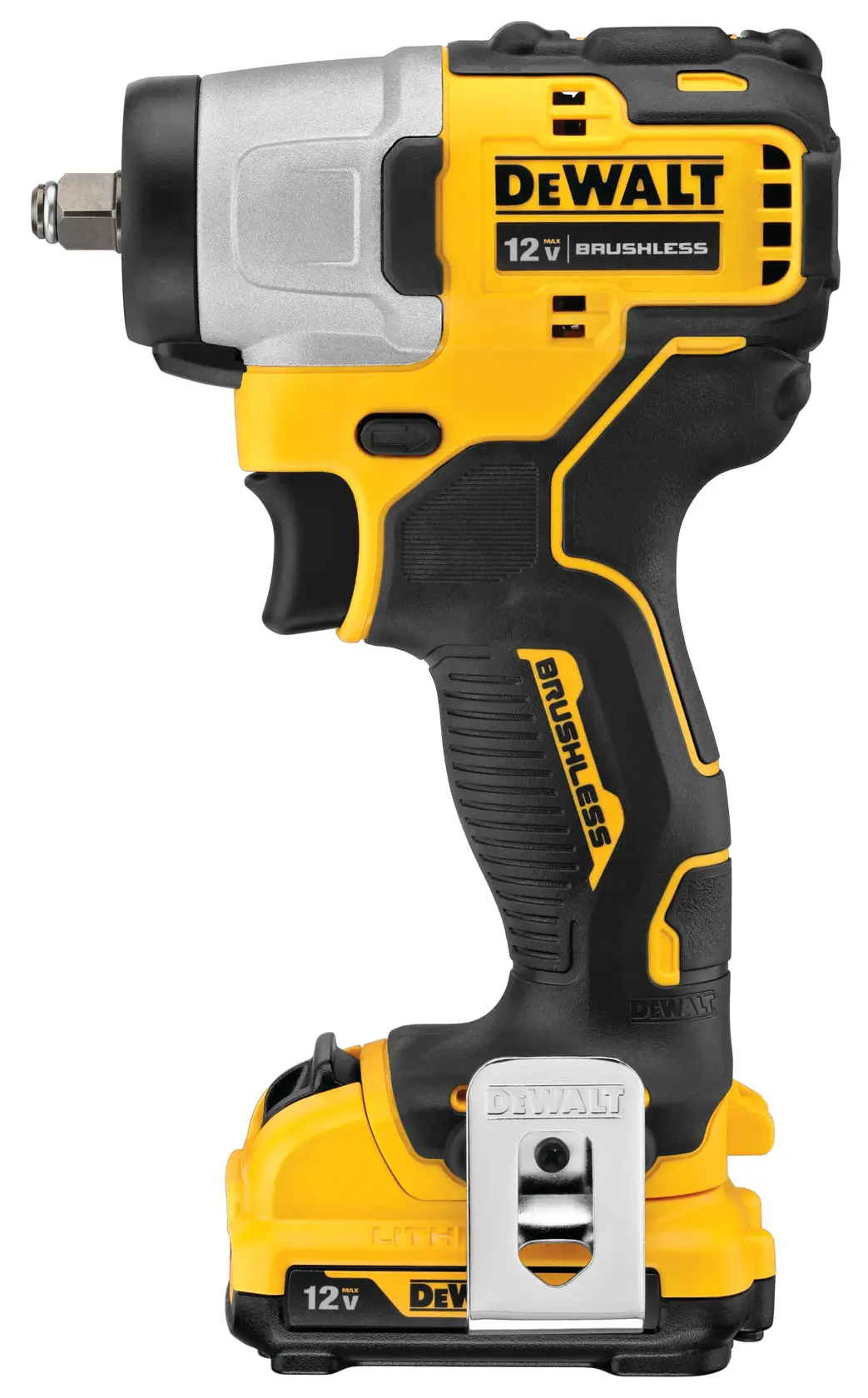 DEWALT® XTREME™ 12V MAX* Cordless Brushless 3/8-in. (9.5mm) Impact Wrench with (2) 2.0 Ah Batteries with Charger